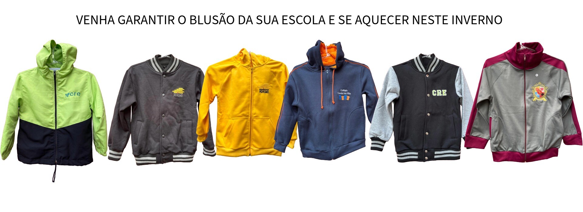 banner blusao venha garantir