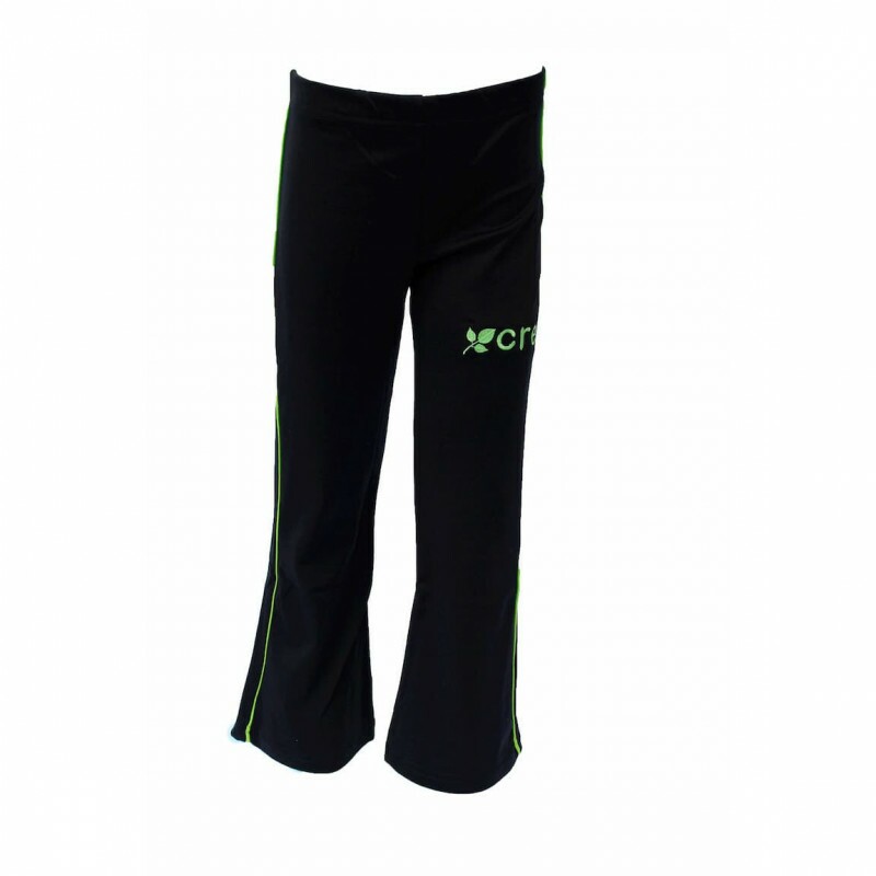 Calça flare de poliamida 