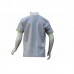 Camiseta de malha cinza mescla m. c. Camiseta de malha cinza mescla m. c.