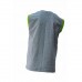 Camiseta regata de malha cinza mescla