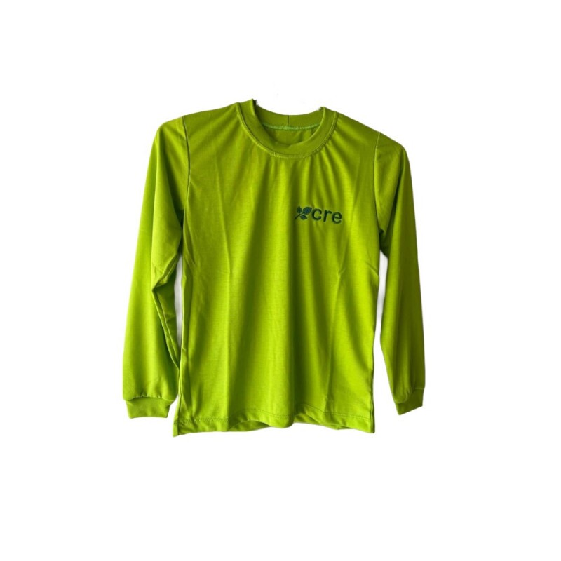 Camiseta malha verde limão m.l.