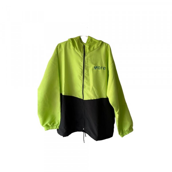 Jaqueta preta/verde de microf s/forro cre Jaqueta preta/verde de microf s/forro cre