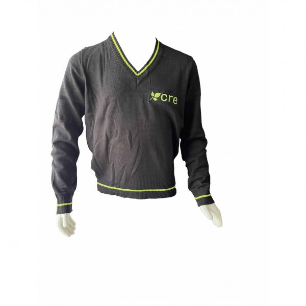 Pullover de lã preto  cre