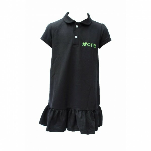 Vestido de piquet com gola Vestido de piquet com gola