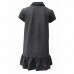 Vestido de piquet com gola Vestido de piquet com gola