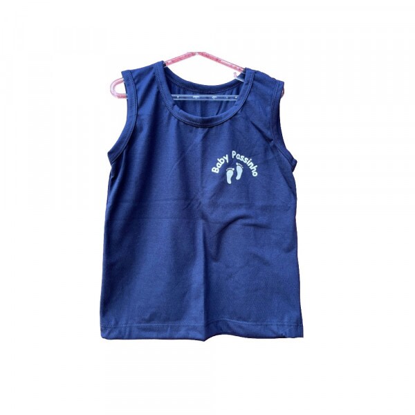 Camiseta regata azul marinho de malha - BP Camiseta regata azul marinho de malha - BP