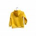 Blusão de poliester amarelo c/ capuz 