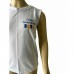 Camiseta branca regata de malha Camiseta branca regata de malha