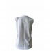 Camiseta branca regata de malha Camiseta branca regata de malha