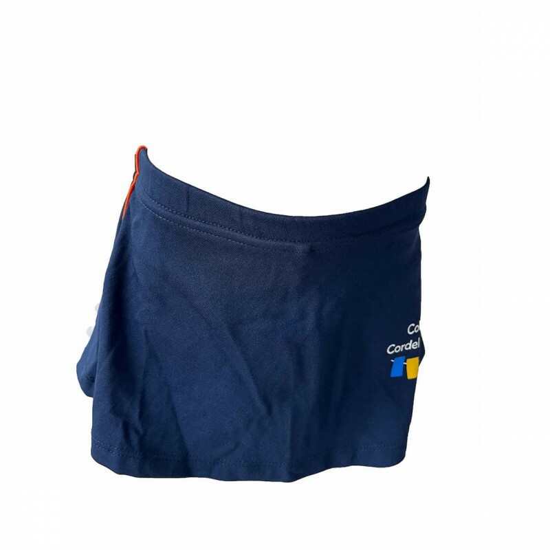 Shorts Saia rodada de poliamida co Shorts Saia rodada de poliamida co