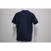 Camiseta azul de malha manga curta
